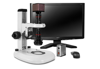 CC-Smart Cam Package, on a CMO-DST-L2, Dual Illumination Track Stand